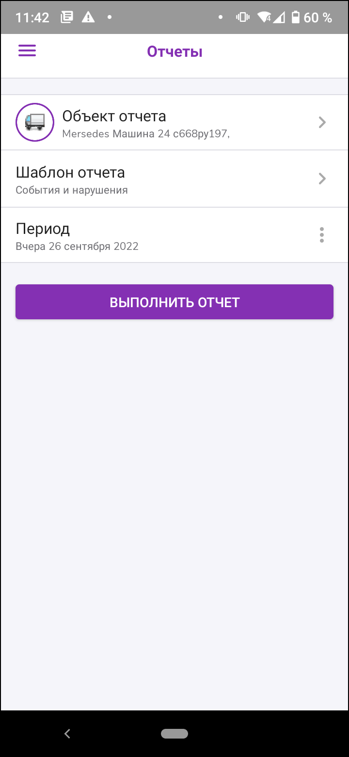 Рис.11 Кнопка " Выполнить отчет"